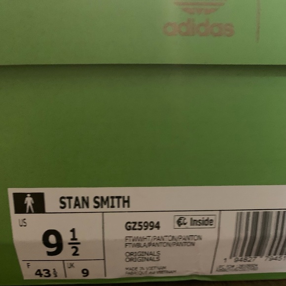 NEW MEN'S ADIDAS ORIGINALS DISNEY PETER PAN STAN SMITH SHOES ~ US 9.5 - Picture 14 of 15